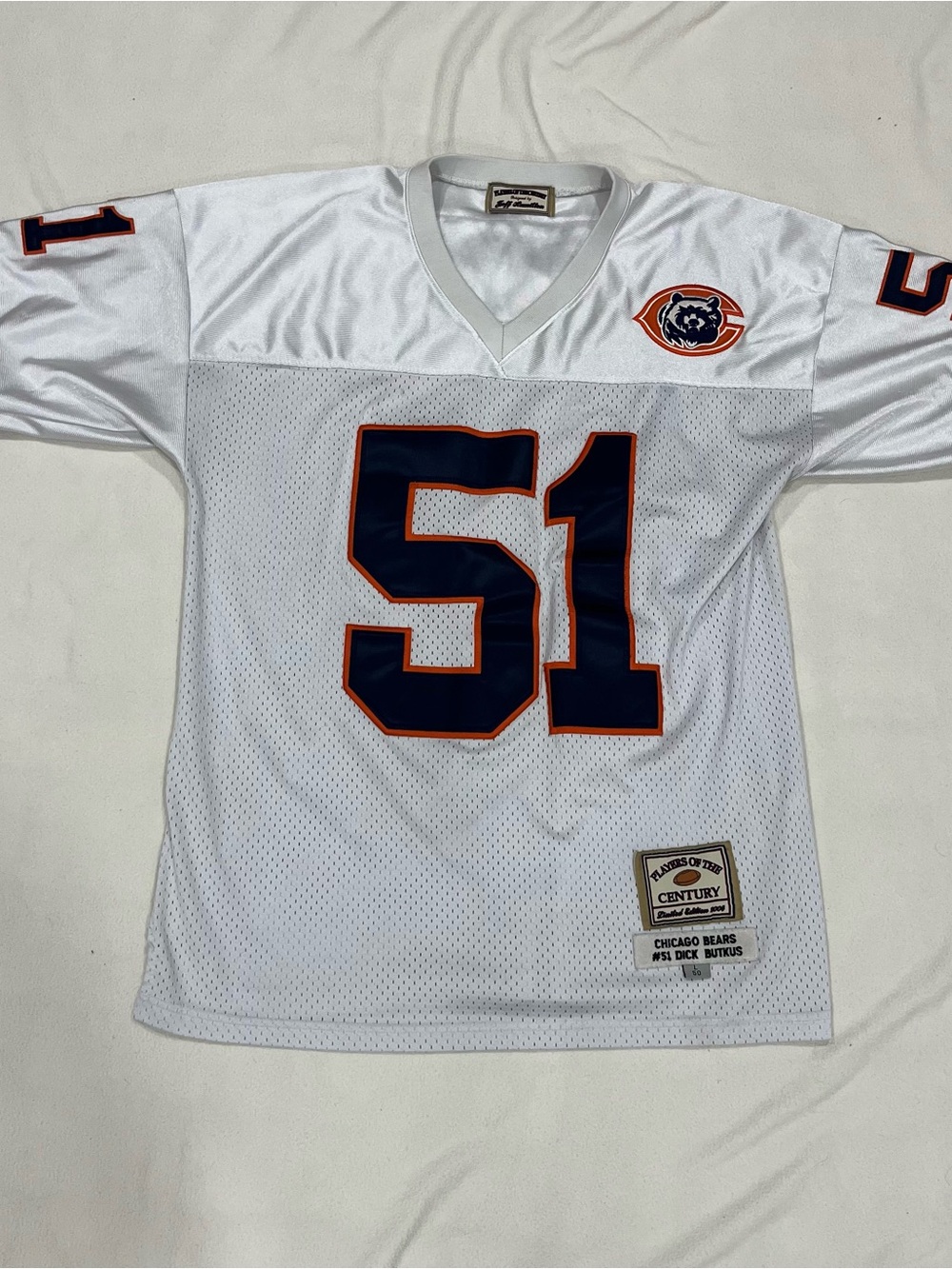 Chicago Bears Dick Butkus #51 Jersey Jeff Hamilton Players of Century - 50 Large